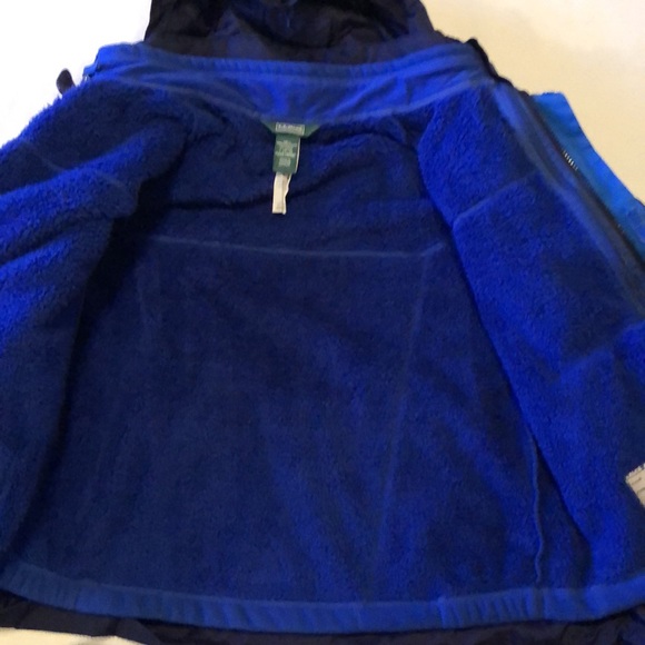 Boy’s LL Bean Parka Size L 14-16 - Picture 2 of 5